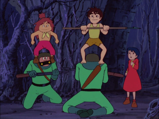 Future Boy Conan 12 core block ruins